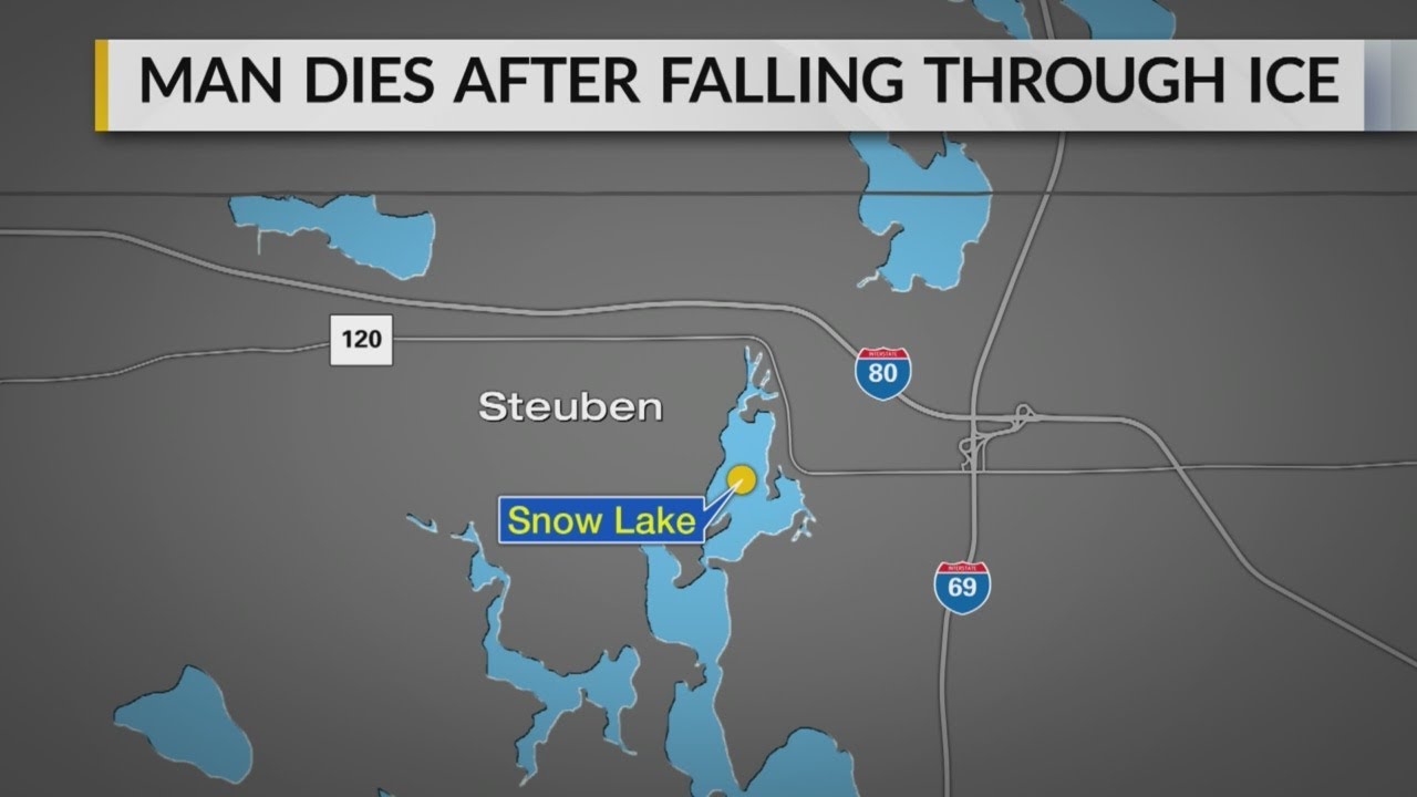 Steuben Co man dead after falling through ice - YouTube