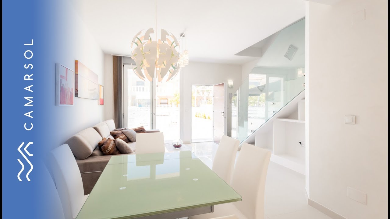 BOLIG VIDEO SPANIA - Moderne stilrent rekkehus i Guardamar - REAL ESTATE SPAIN