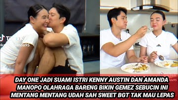 DAY ONE JADI SUAMI ISTRI KENNY AUSTIN DAN AMANDA MANOPO OLAHRAGA BARENG BIKIN GEMEZ MENTANG"UDAH SAH