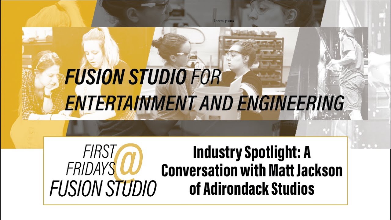 A Conversation with Matt Jackson of Adirondack Studios- First Fridays @ Fusion Studio