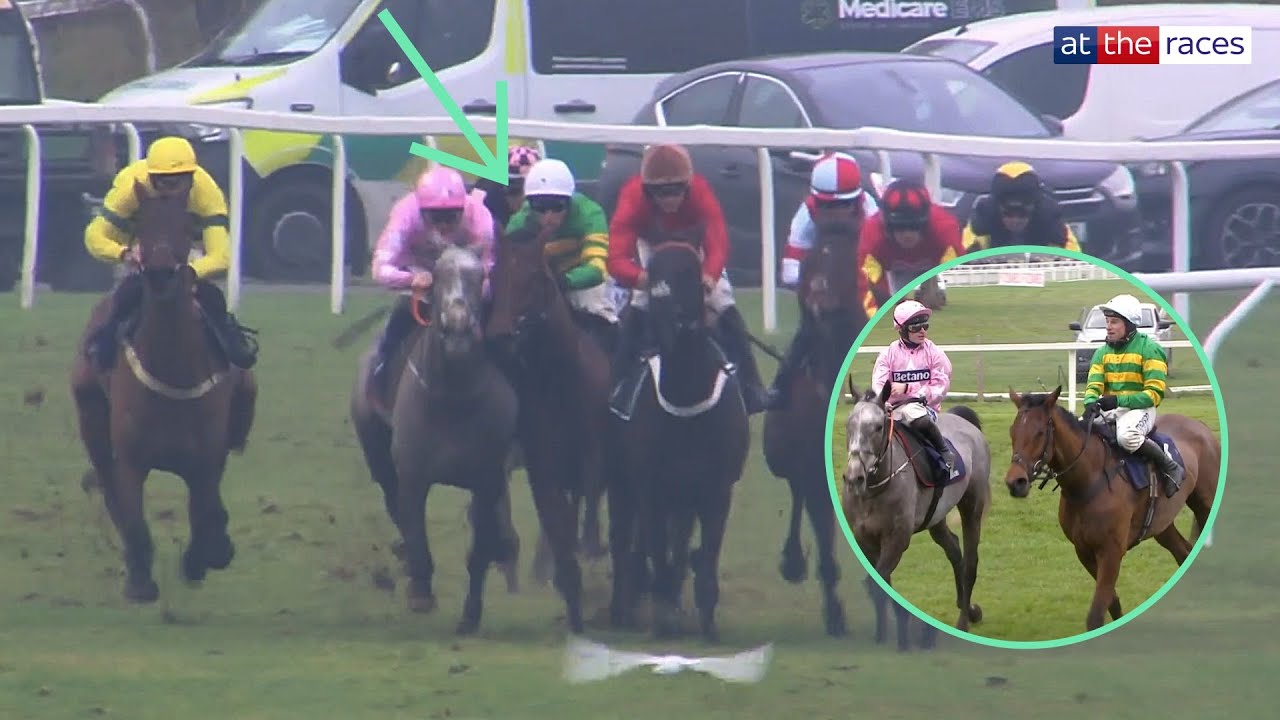 Feisty! | Jockeys clash after collision at Windsor 👀