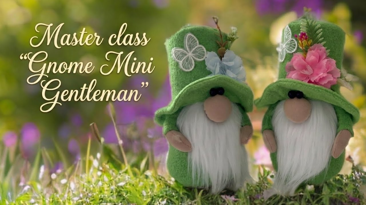 Mini Gentleman Gnome DIY: Fun Home Decor Project