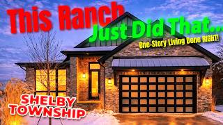 Looks Normal Outside… BUT INSIDE?! 👀 | Shelby Township Ranch