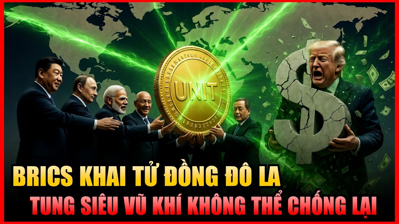 BRICS Khai Tử Độc Quyền Đô La Mỹ: Đồng Unit Chính Thức 