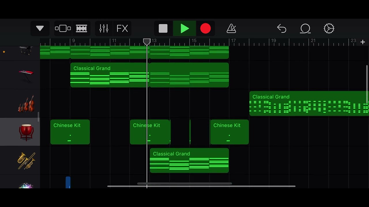 Trying to be orchestral on Garageband YouTube