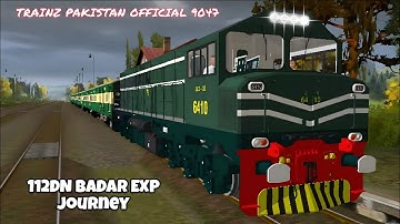 112dn BADAR EXP TRAIN JOURNEY IN TRAINZ SIMULATOR ANDROID 