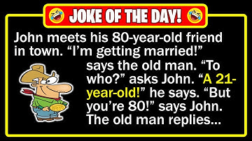 🤣 BEST JOKE OF THE DAY! - Old rancher… young bride… and a double surprise!... | Funny Dad Jokes