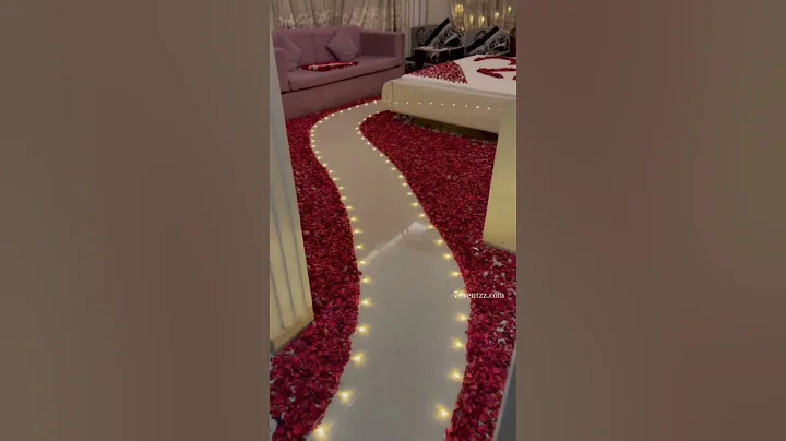 First night decoration| just Married Decoration| wedding night room decoration| flower decoration - DayDayNews