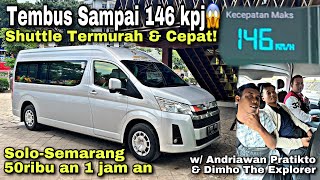 Reaching 146 km/h 😱 Cheapest & Fastest Shuttle, Solo to Semarang for 50k ❗️| Semeru Trip B 7831 UDA