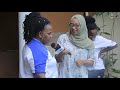 Wachezaji wa Timu ya Taifa ya Wasichana U17 wakiwa kwenye mazoezi maalumu ya kuogelea