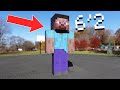 I made minecraft steve in real life