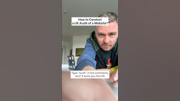 How to Conduct a UX Audit of a Website? #webdesign #digitalmarketing #seo #shopify