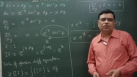 Class 12 rbse solutions maths exercise 12.8 Question 9 / differential equation अवकल समीकरण / imp