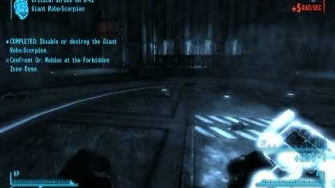 Fallout: New Vegas - Boss Battles -  X-42 Giant Robo-Scorpion - Very Hard Difficulty