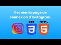 👨💻 Recréer la page de connexion d'Instagram en HTML et CSS !