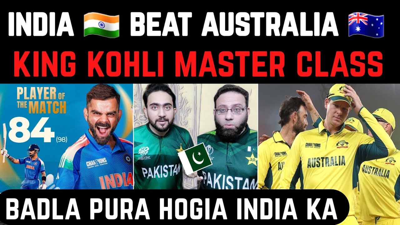 India Beat Australia | King Kohli Chase Master | India Reach Champions ...