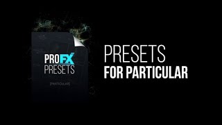 after effects cc new pro fx presets