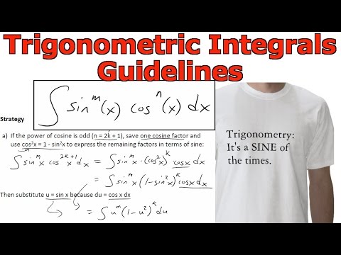 Trigonometric Integrals: Guidelines