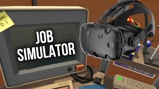 job simulator gameplay walkthrough part 1 htc vive vr office