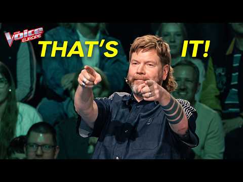 32 Male Voices That Made The Coaches GO CRAZY! | The Voice Europe