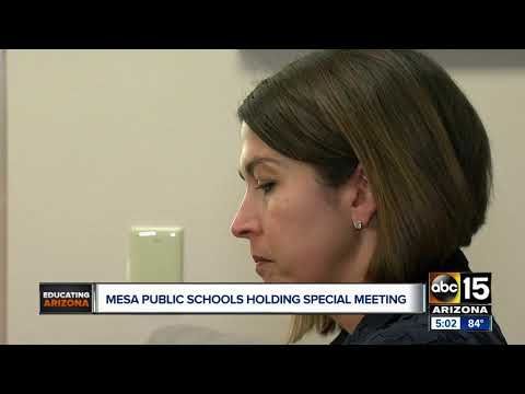 Mesa public schools holding special meeting