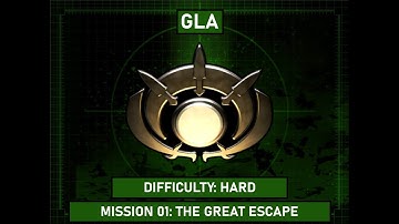 Command & Conquer: Generals: Zero Hour - GLA - Mission 01: The Great Escape - HARD