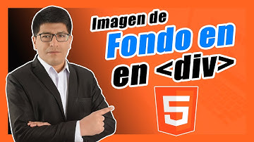 Cómo Poner Una Imagen de Fondo en un Div HTML - Curso de HTML5