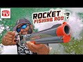 Rocket fishing rod test  monster mike