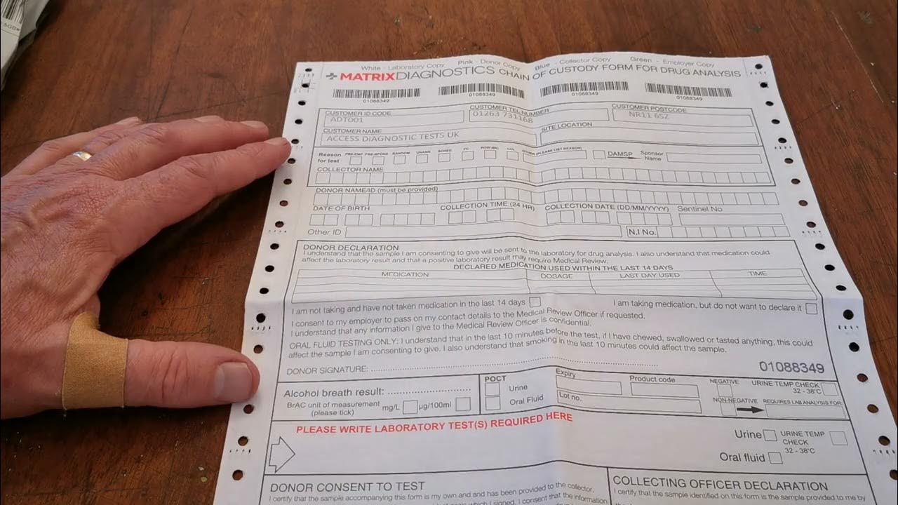 A guide to completing Chain of Custody Laboratory Forms YouTube