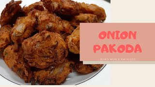 Onion Pakoda Recipe in Malayalam | How to make Onion Pakoda in Malayalam | Tea Time snacks