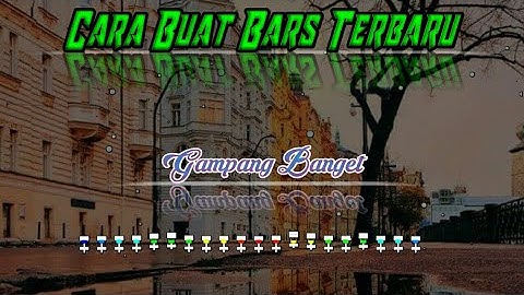 Tutorial cara membuat bars spectrum avee player terbaru