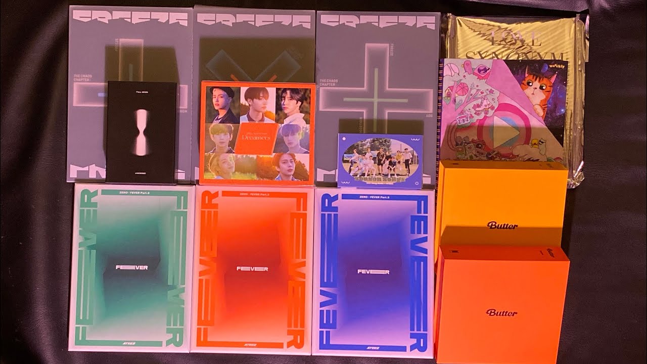 🧡Happy Halloween! October 2021 Kpop Album Haul + Unboxing🧡