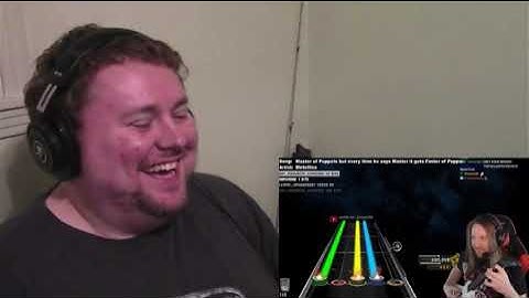 Master of Puppets but every time he says MASTER it gets FASTER