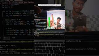 Volume Control Without touch my laptop | hand gesture #shorts