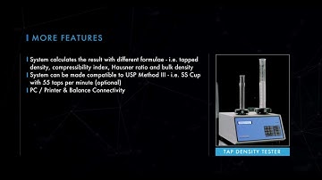 Tap Density Tester, Bulk Density Tester & Apparatus, Labindia Analytical #TapDensityTester