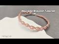 Pearl Wave Macrame Bracelet Tutorial 26073 Elegant Beaded Design Easy DIY Jewelry
