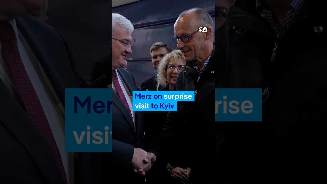 Germany's Merz arrives in Kyiv to offer more military support | DW News
