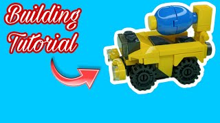 Lego Construction Concrete Mixer Truck Part 10 (Tutorial)