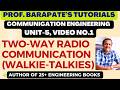 Two-Way Radio Communication (Walkie-Talkies)