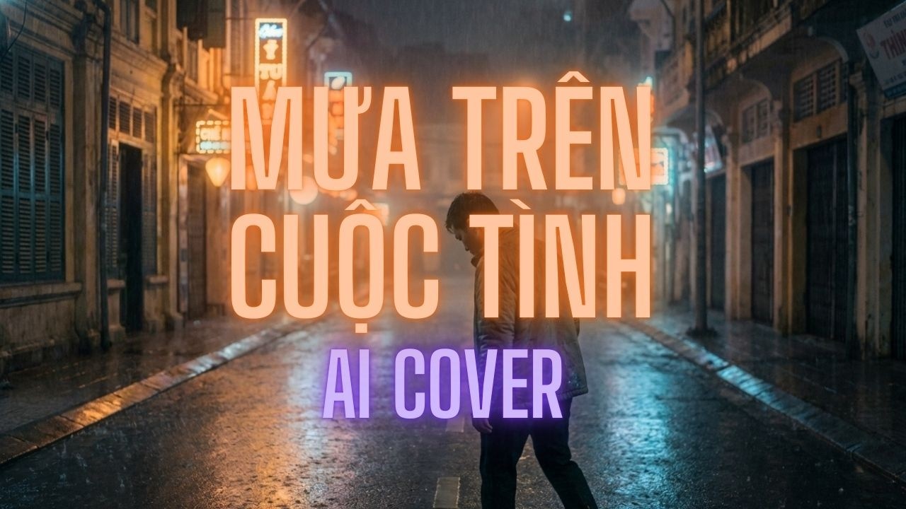 🎧 MƯA TRÊN CUỘC TÌNH | Nhạc Hoa Lời Việt | Ballad AI Cover