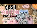 Cash Stuffing on a Low Income | First Stuffing of May | $651 | Making Ends Meet
