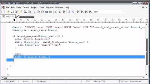 Beginner PHP Tutorial - 133 - LIKE With a Search Engine Example Part 4