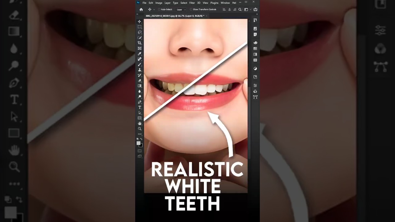 Whiten Teeth in Photoshop 