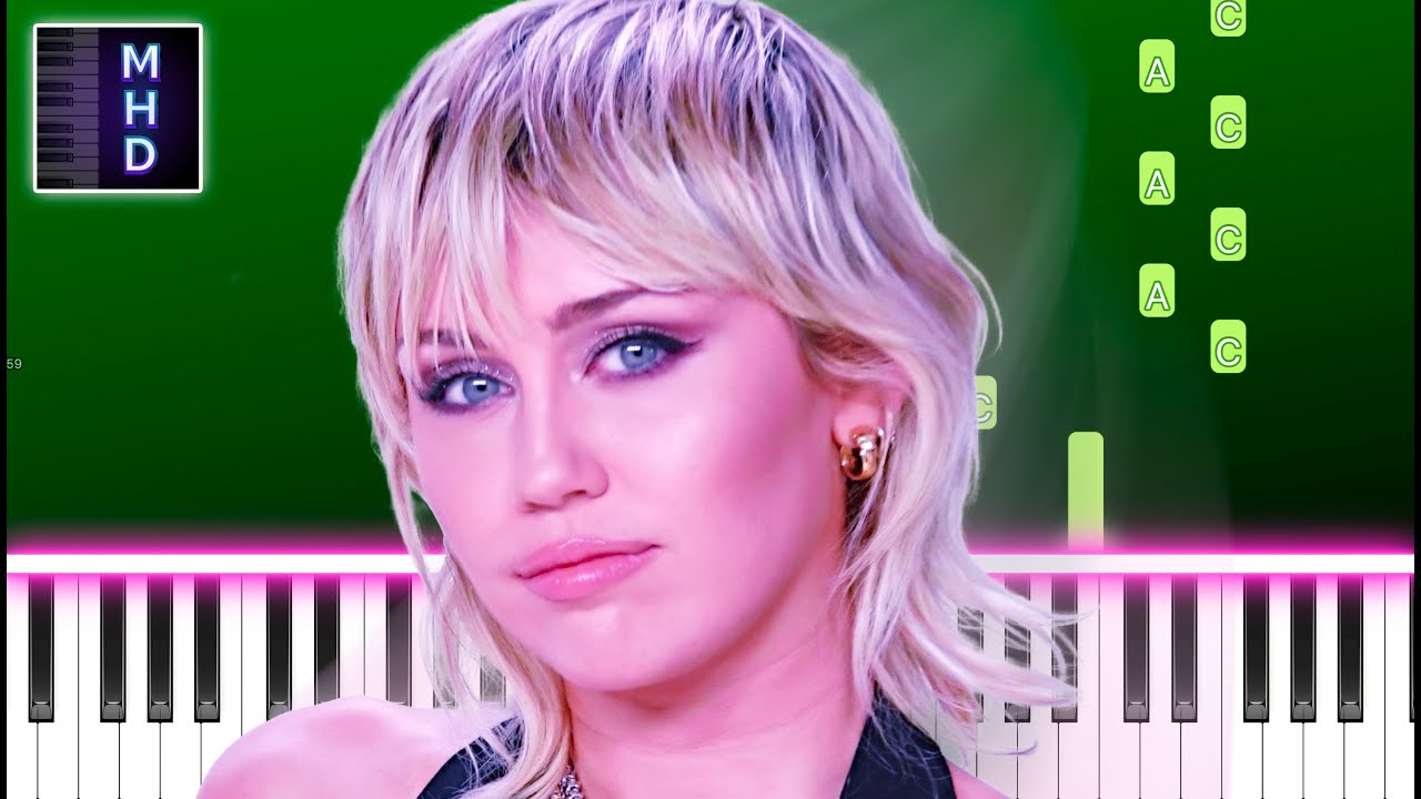 Miley Cyrus - Angels Like You (Piano Tutorial Easy)