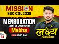 SSC CGL Maths Class 2026 | Mensuration SSC CGL | Mensuration Maths Tricks for SSC | by Ravinder Sir
