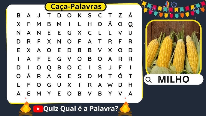 CAÇA PALAVRAS /com a Turma da Mônica // QUIZ 