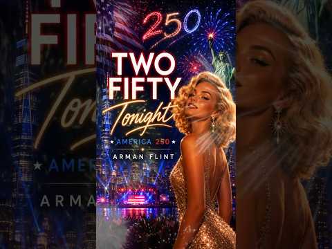 Two Fifty Tonight | America 250 Dance Anthem (Short) #armanflint #electronicmusic #deepfusic