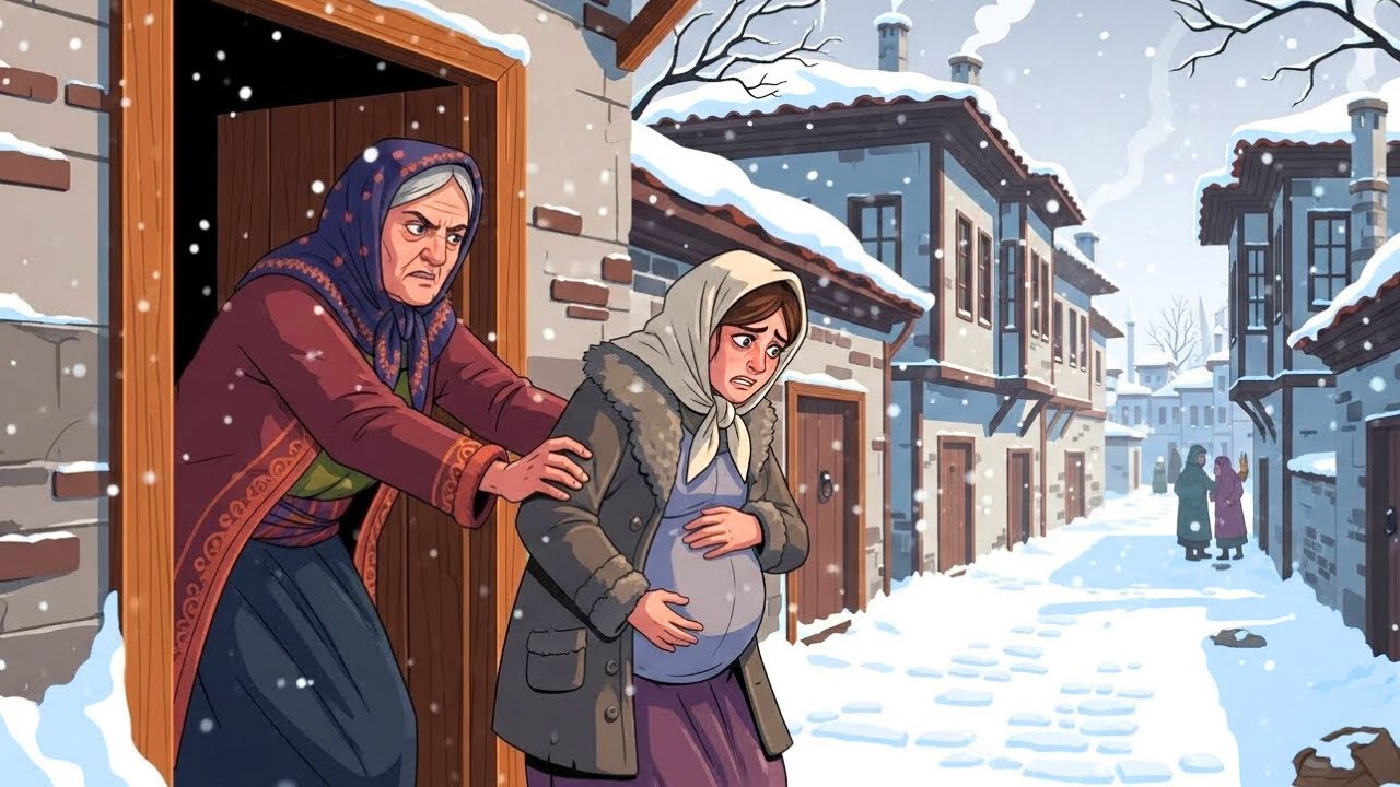 Kaynanası Hamile Gelini Kara Kışta Sokağa Attı... Sokakta Doğum Yaptı | İbretlik Dini Hikaye