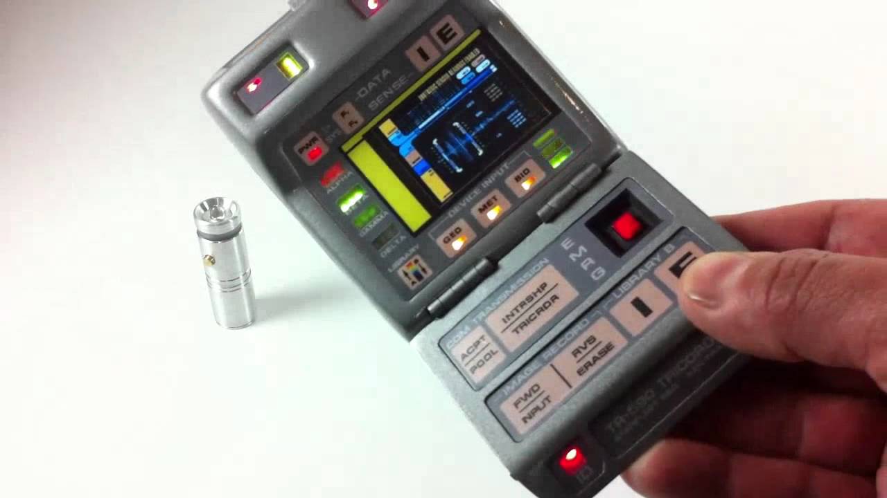 Star Trek HERO Mk X *LCD* Medical & Science Tricorder prop - YouTube