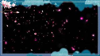 Simple petals falling dynamic border video material screenshot 5